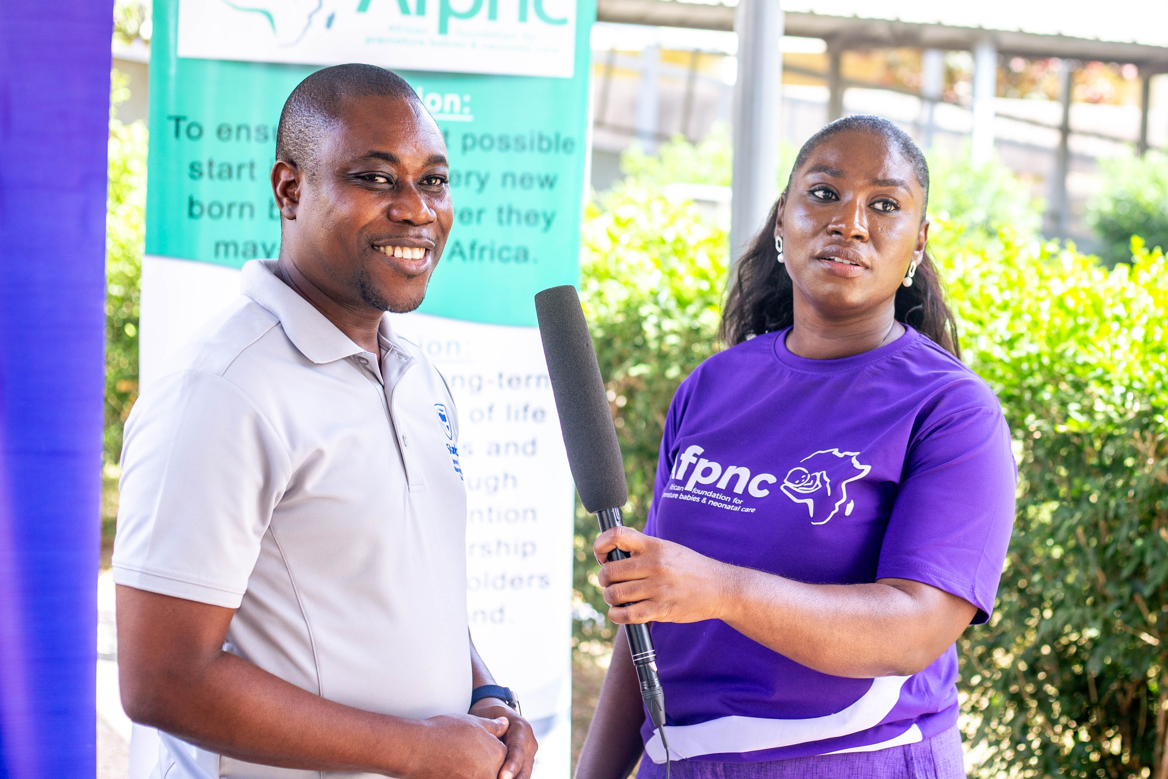 AFPNC volunteers at a Purple Basket outreach