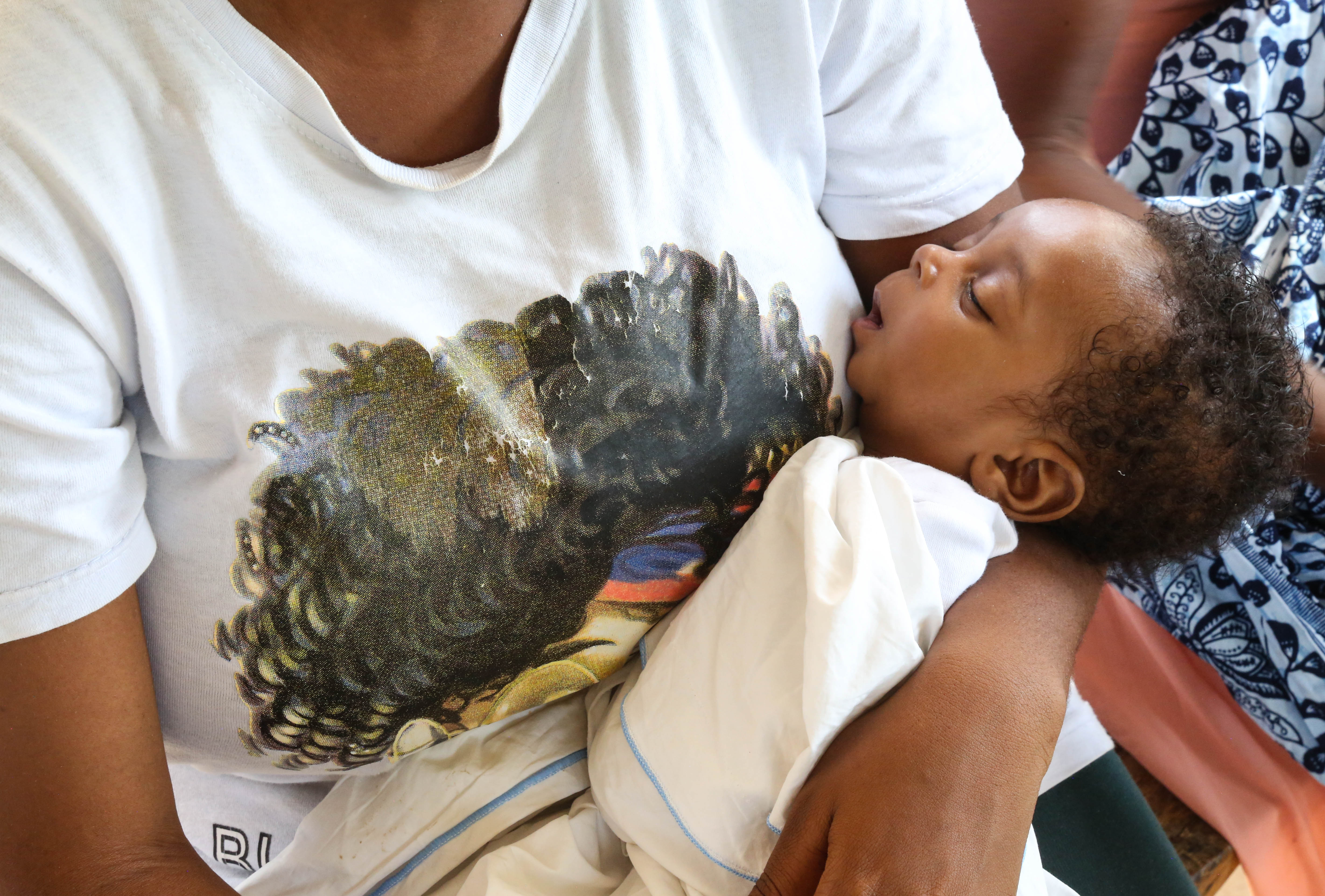 A mother and newborn supported by AFPNC