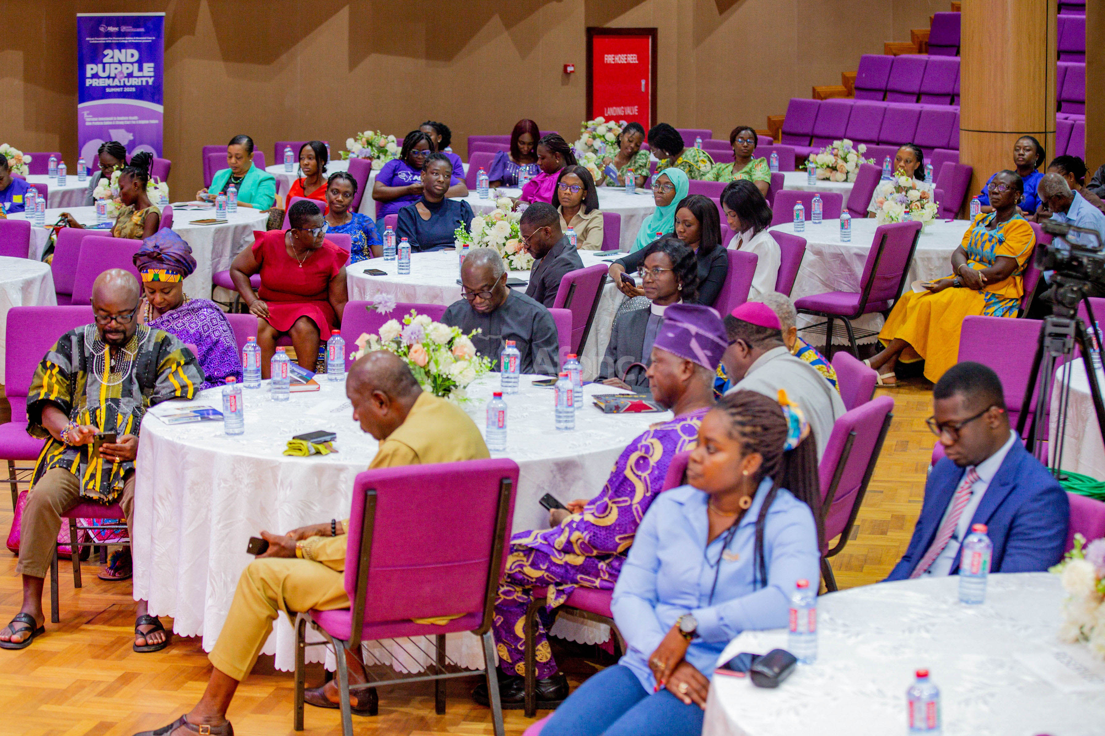 Summit participants in session