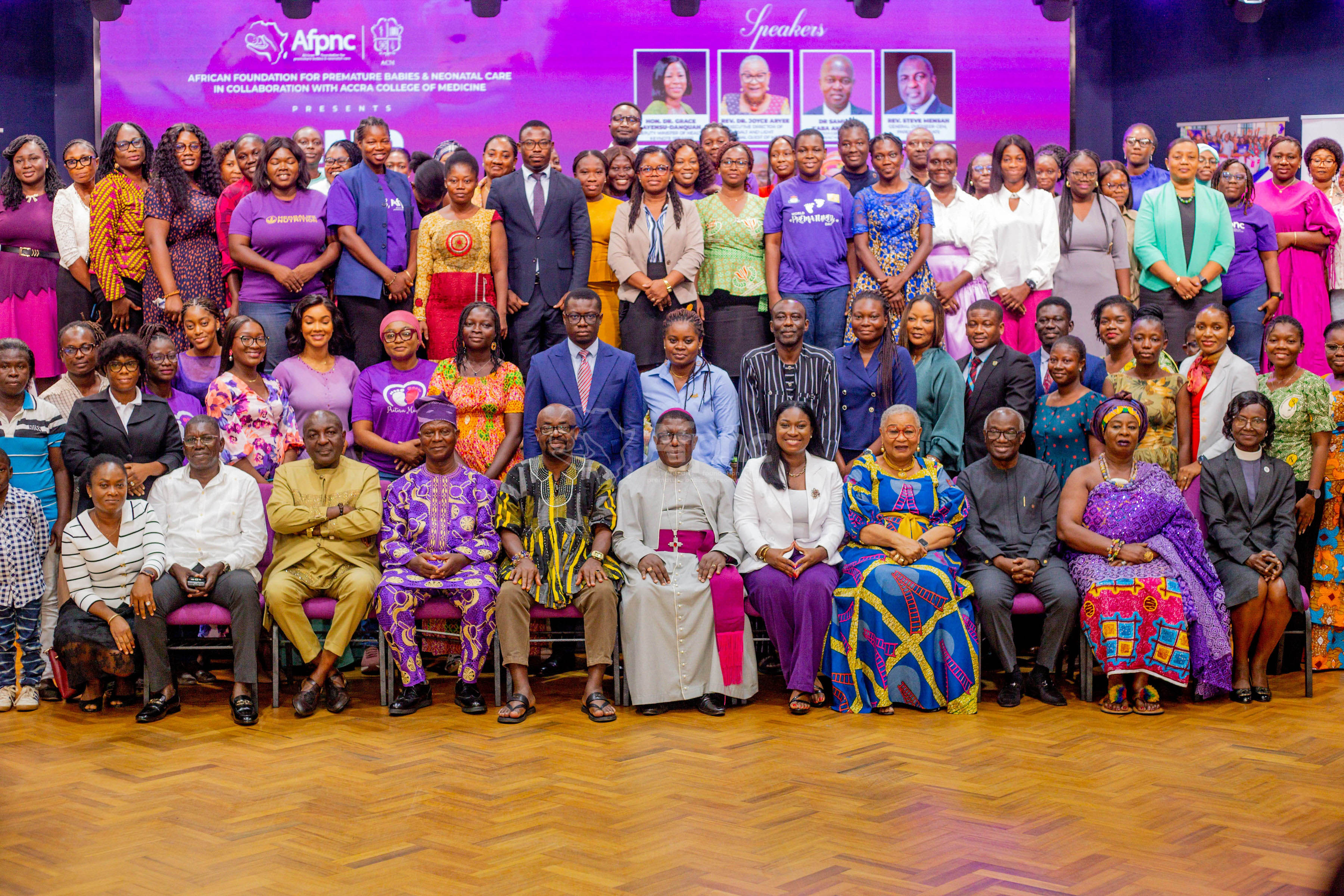 Participants at the 2nd Purple for Prematurity Summit, Accra 2025